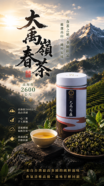 大禹嶺春茶上市